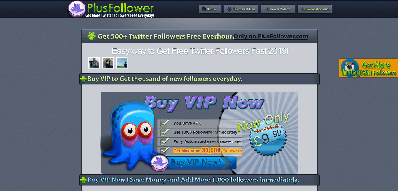 plusfollower is a twitter bot that gets you twitter followers for your twitter account the bot is purported to be one of the fastest ways to get twitter - how to gain more followers on twitter and instagram
